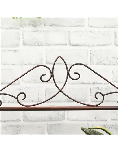 Outsunny 3 Tier Stair Style Metal Plant Stand, Flower Pot Holder Display Shelf, Storage Organizer Rack for Indoor Outdoor Patio 