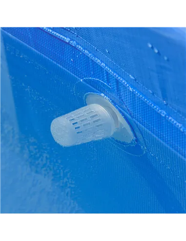 Outsunny Steel Frame Pool with Filter Pump, Filter Cartridge, Reinforced Sidewalls Rust Resistant Above Ground Swimming Pool 292