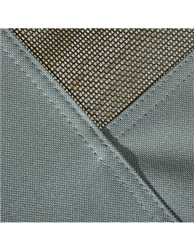 PawHut Raised Dog Bed Waterproof Elevated Pet Cot with Breathable Mesh UV Protection Canopy Grey, for Medium Dogs, 76 x 61 x 73c