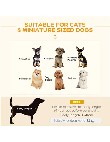 PawHut Wicker Pet Bed Willow Dog Cat Sofa Couch Puppy Basket with Cushion Grey 57L x 46W x 17.5H cm