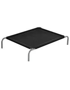 PawHut Elevated Pet Bed Cooling Raised Cot Style Bed for Large Medium Sized Dogs with Non-slip Pads Steel Frame Breathable Mesh 
