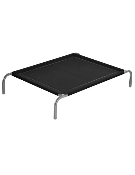 PawHut Elevated Pet Bed Cooling Raised Cot Style Bed for Large Medium Sized Dogs with Non-slip Pads Steel Frame Breathable Mesh 
