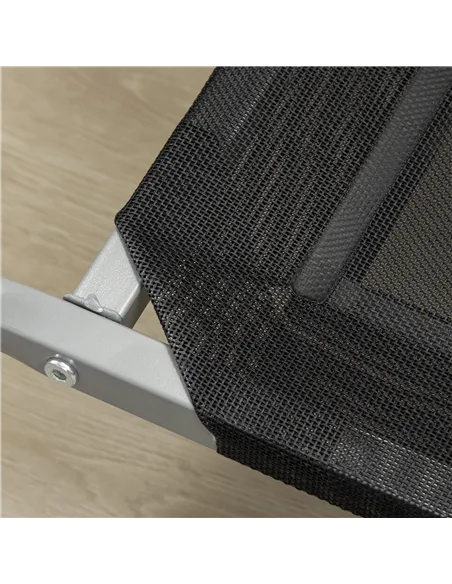 PawHut Elevated Pet Bed Cooling Raised Cot Style Bed for Large Medium Sized Dogs with Non-slip Pads Steel Frame Breathable Mesh 
