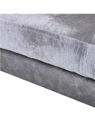 PawHut Dog Sofa Bed for Small-Sized Dogs, Elevated Pet Chair with PU Cover, Soft Cushion, Cat Couch Lounger with Anti-slip Legs 