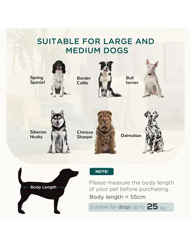 PawHut Dog Sofa, with Wooden Legs, Water-Resistant Fabric, for Medium & Large Dogs - Green