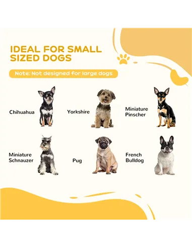 PawHut 3 Panels Dog Gate w/ Support Feet Fence Safety Barrier Freestanding Wood White