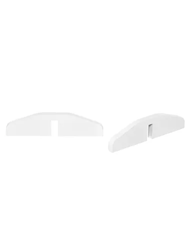 PawHut 3 Panels Dog Gate w/ Support Feet Fence Safety Barrier Freestanding Wood White