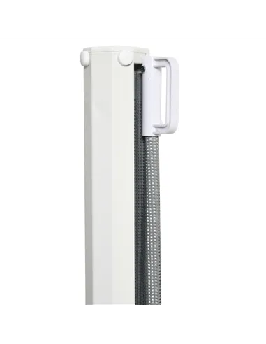 PawHut Retractable Stair Gate for Dogs, Pet Mesh Safety Gate Extends up to 115cm for Doorways Indoor- Grey