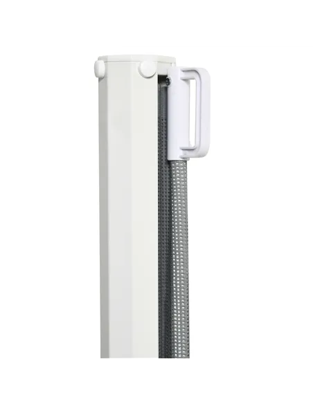PawHut Retractable Stair Gate for Dogs, Pet Mesh Safety Gate Extends up to 115cm for Doorways Indoor- Grey