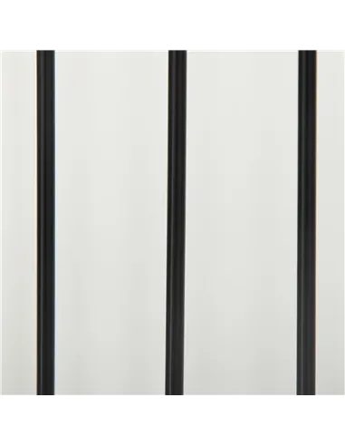 PawHut Foldable Pet Gate, with Three Panels & Two Support Feet - White