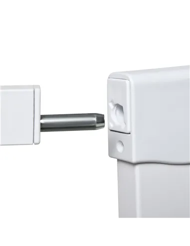 PawHut Pet Safety Gate, for Doorways, Staircases, Hallways, with Extensions Kit, 75-103cm - White