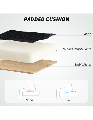 HOMCOM Executive Office Chair, Ergonomic Mesh High Back Desk Chair with Flip-up Armrest, Rotatable Headrest, Adjustable Lumbar S