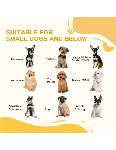 PawHut Foldable Pet Gate, with Three Panels & Two Support Feet - Grey