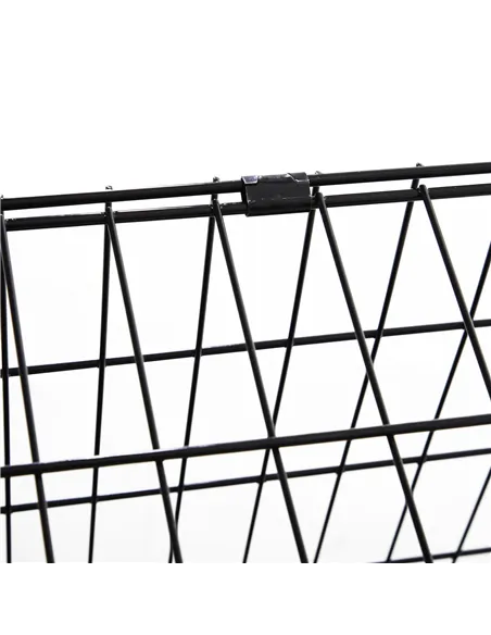 Pawhut Trapeze Collapsible Dog Pet Travel Box Cage Removable Tray 93 x 58 x 65cm