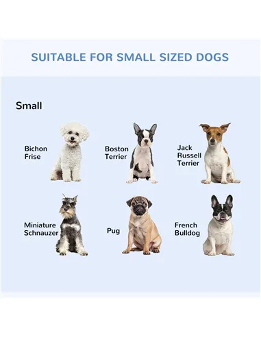 Pawhut Trapeze Collapsible Dog Pet Travel Box Cage Removable Tray 77 x 47 x 55cm