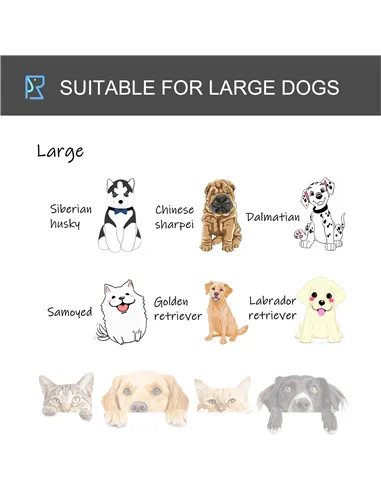 PawHut Metal Dog Cage Kennel Locking Door & Wheels Removable Tray Openable Top For Large Pets 109.5 x 71 x 78 cm