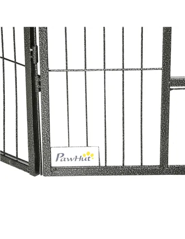 PawHut 16 Panels Heavy Duty Puppy Playpen, for Small Dogs, Indoor and Outdoor Use - Grey