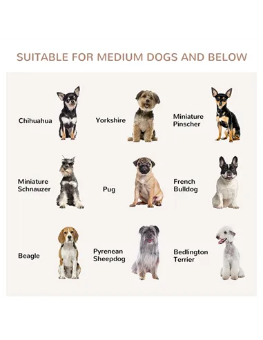 PawHut Dog Crate End Table Furniture Style Dog Cage w/ Three Doors, Locks and Latches - Grey