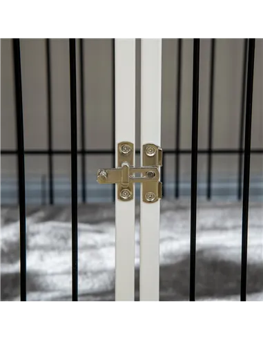 PawHut Indoor Dog Crate Furniture, Side End Table, with Soft Washable Cushion, Lockable Doors, for Small and Medium Dogs