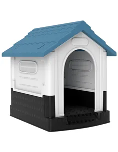 PawHut Outside Dog Kennel House, for Miniature Dogs, 64.5 x 57 x 66cm