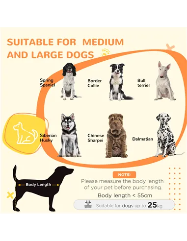 PawHut Dog Crate Furniture, Dog Cage End Table. with Soft Cushion, Double Door - Oak Tone