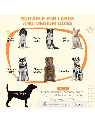 PawHut Dog Crate Table for Medium and Large Dogs with Magnetic Door for Indoor Use, 95 x 55 x 75 cm, Grey