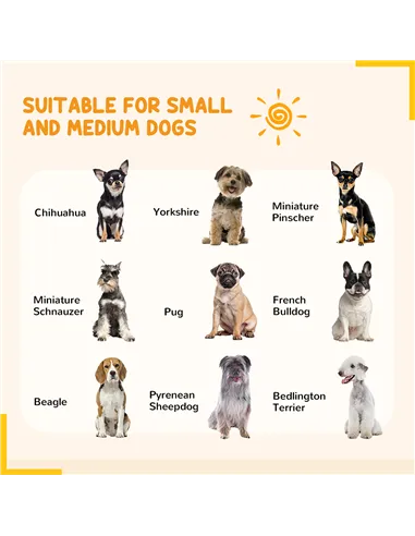 PawHut 80cm 8 Panels Heavy Duty Dog Pen, Pet Playpen for Indoors, Outdoors, Small, Medium Dogs