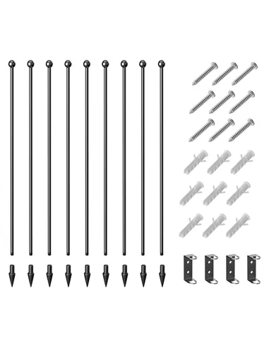 PawHut 100cm 8 Panels Heavy Duty Dog Pen, Pet Playpen for Indoors, Outdoors, Small, Medium, Large Dogs