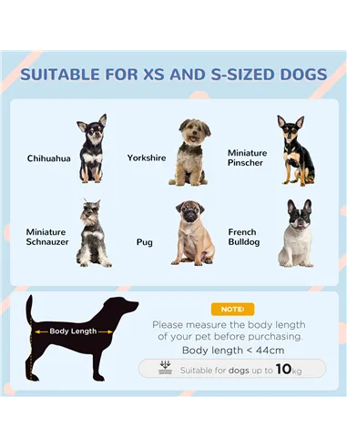 PawHut Plastic Dog Kennel with Windows, for Garden Patio, Miniature and Small Dogs, 80 x 69 x 76cm - Grey