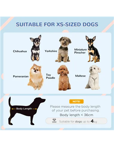 PawHut Plastic Dog Kennel with Windows, for Garden Patio, Miniature Dogs, 64.5 x 57 x 66cm - Grey