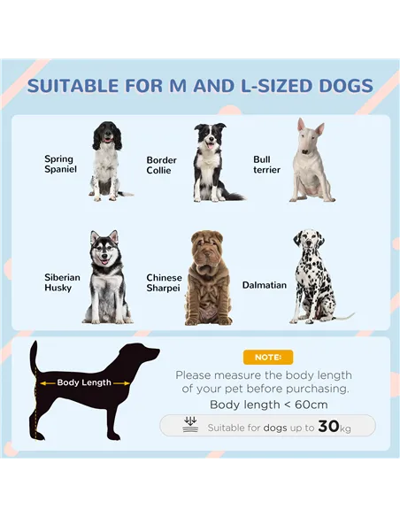 PawHut Plastic Dog Kennel with Windows, for Garden Patio, Medium and Large Dogs, 101 x 88 x 99cm - Grey