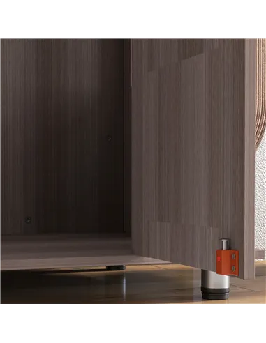 PawHut Dog Crate Table for Medium and Large Dogs with Magnetic Door for Indoor Use, 116 x 60 x 87 cm, Purple