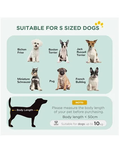 PawHut Foldable Dog Crate with 2 Doors with Tray, Soft Cushion, for Small Dogs, 76 x 53 x 60, Black