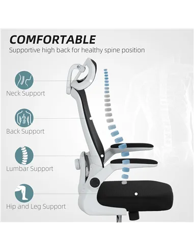 HOMCOM Multi-Adjust Office Chair - Black