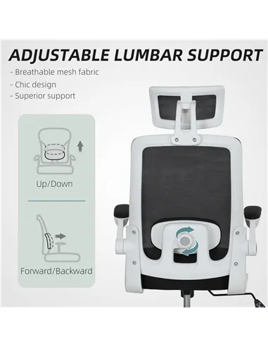 HOMCOM Multi-Adjust Office Chair - Black