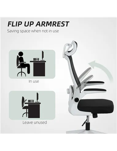 HOMCOM Multi-Adjust Office Chair - Black