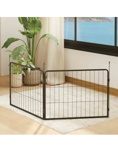 PawHut 2 Piece Dog Pen Expansion Pack for 60cm High Pet Playpen with 3 Stakes, for Small Dogs