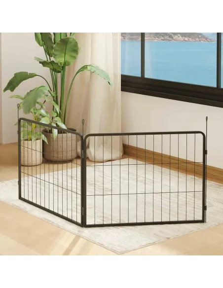 PawHut 2 Piece Dog Pen Expansion Pack for 60cm High Pet Playpen with 3 Stakes, for Small Dogs