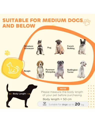 PawHut Dog Crate Furniture with Anti-Chew Resistant Mesh, Anti-Escape Single Door, for Medium Dogs, 80 x 55 x 72 cm