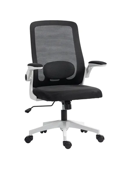 HOMCOM Mesh Back Adjustable Office Chair - Black