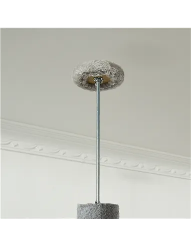 PawHut Floor to Ceiling Cat Tree for Indoor Cats, Kitten Tower, Condo, Multi-Layer Activity Center, Indoor Pet Play House with S