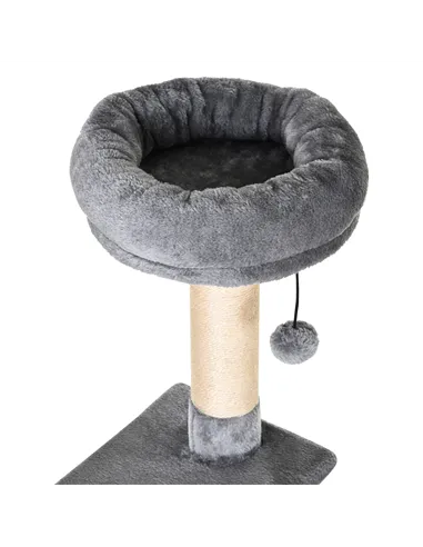 PawHut Cat Tree for Indoor Cats Condo Tower Multi-level Height 150CM  Kittens Activity Stand House with Toys & Various Scratchin