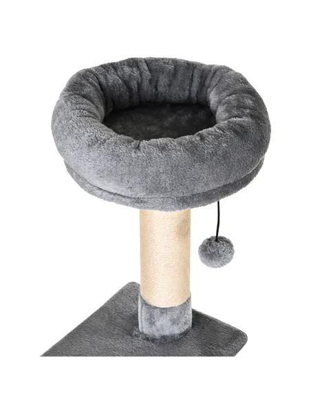PawHut Cat Tree for Indoor Cats Condo Tower Multi-level Height 150CM  Kittens Activity Stand House with Toys & Various Scratchin