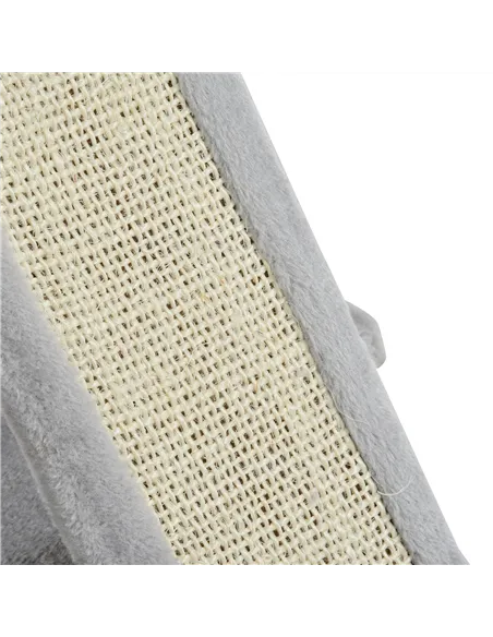 PawHut Cat Tree for Indoor Cats 83cm Cat Scratching Post Scratch Board Kitten Tower Climbing Frame Grey