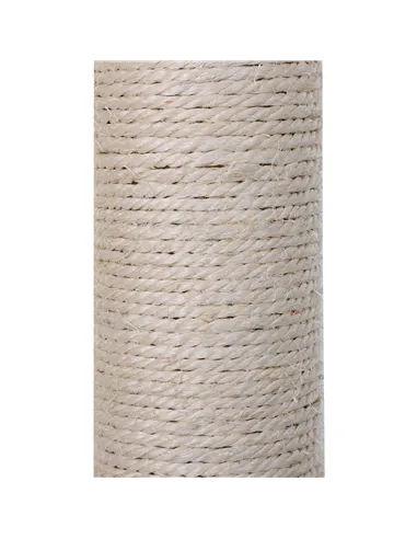 PawHut Cat Scratch Post with Bed Cat Tree for Indoor Cats Sisal Scratching Posts Hammock Kitty Activity Centre Grey