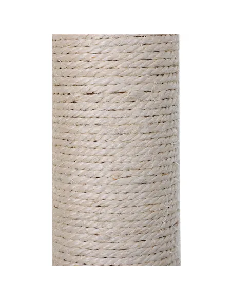 PawHut Cat Scratch Post with Bed Cat Tree for Indoor Cats Sisal Scratching Posts Hammock Kitty Activity Centre Grey