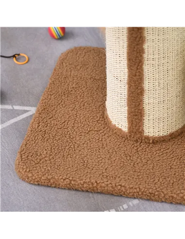 PawHut 91cm Cat Tower Scratching Posts Cat Tree for Indoor Cats Kitten Activity Centre Brown