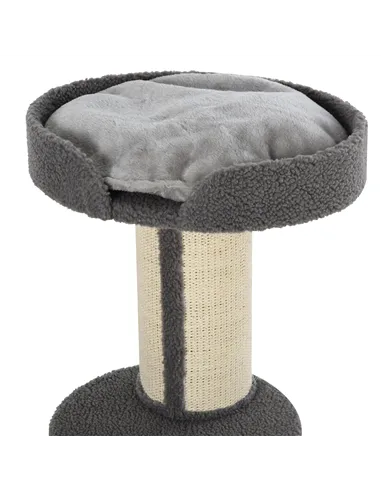 PawHut 91cm Cat Tower Scratching Posts Cat Tree for Indoor Kittens Activity Centre Grey