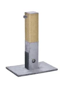 PawHut Cat Tree Scratching Post for Indoor Cats 79cm Jute Scratcher Climber w/ Carpet Base Dangling Toy – Grey