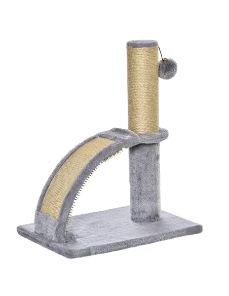 PawHut Cat Tree for Indoor Cats Climbing Activity Center Kitten Tower Furniture with Jute Post Scratching Massage Board Hanging 